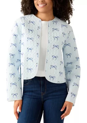Long Sleeve Quilted Reversible Jacket | Belk