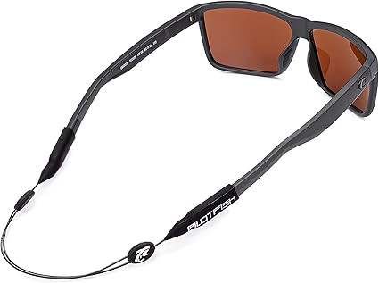 Pilotfish No Tail Adjustable Eyewear Retainer Cable Strap: Sunglasses, Eyeglasses, Glasses (16 In... | Amazon (US)