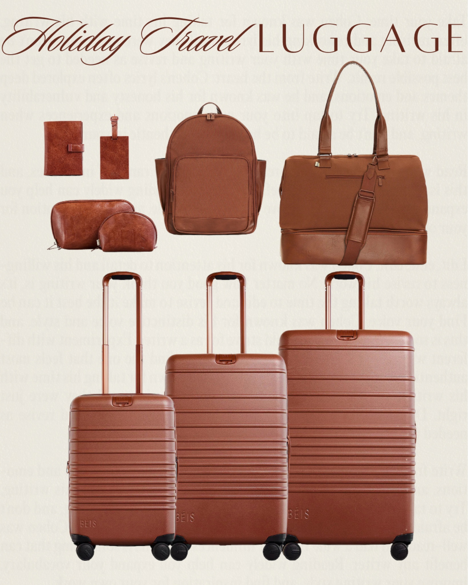 Full restock of the most aesthetically pleasing luggage to ever do it —

The weekend bag is convertible & comes in three sizes.


Revolve favorites, holiday travel, luggage, airport look, roller suitcase, travel bag, matching luggage, holiday gift ideaas

#LTKtravel #LTKHoliday #LTKGiftGuide