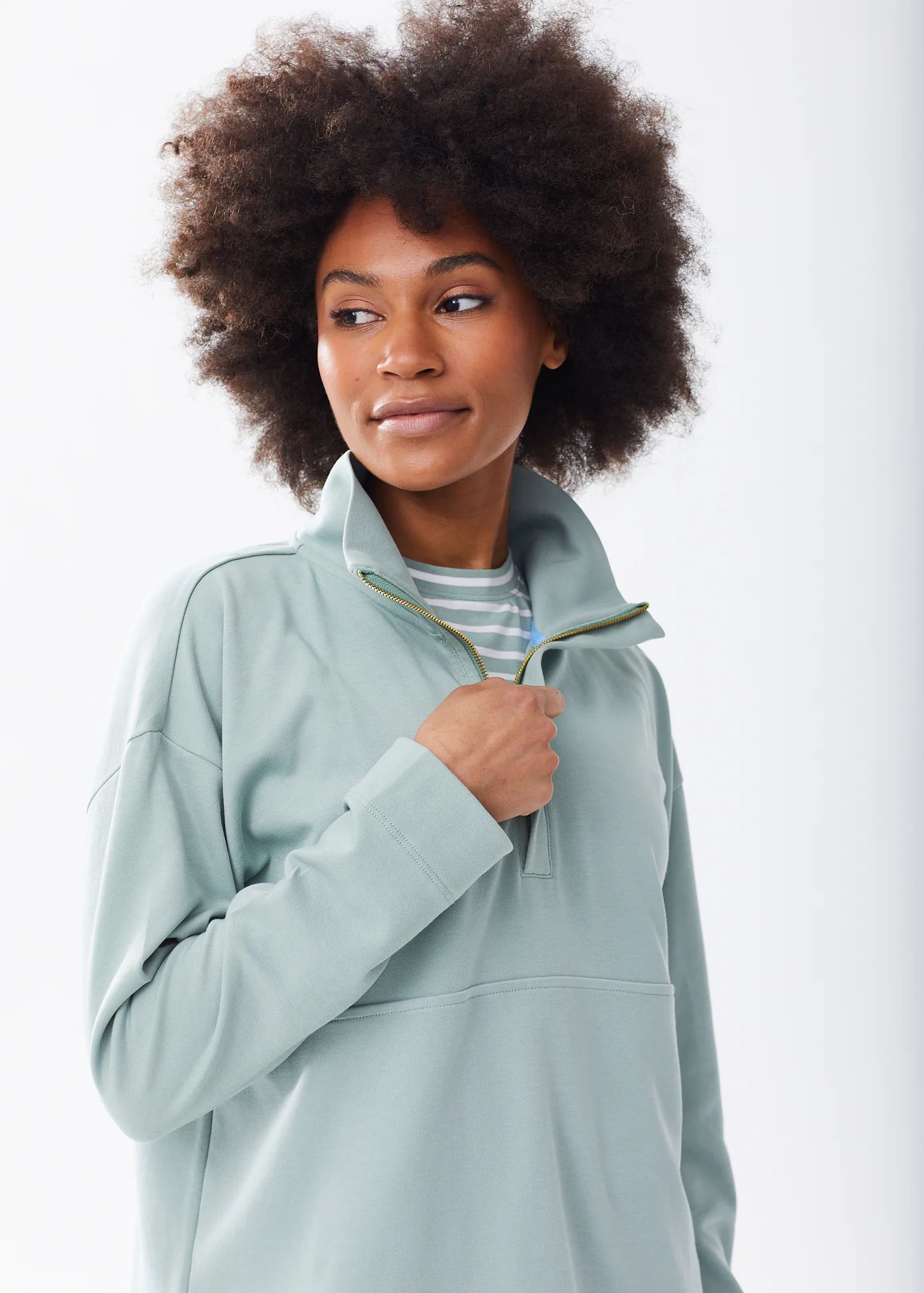 The Zip-Up Sweatshirt | Alice Walk