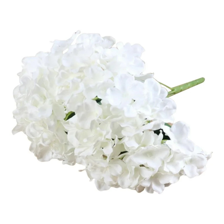 Florals - 13'' Silk Hydrangea with Long Stems - Artificial Flowers Realistic Hydrangea Flowers Bo... | Walmart (US)