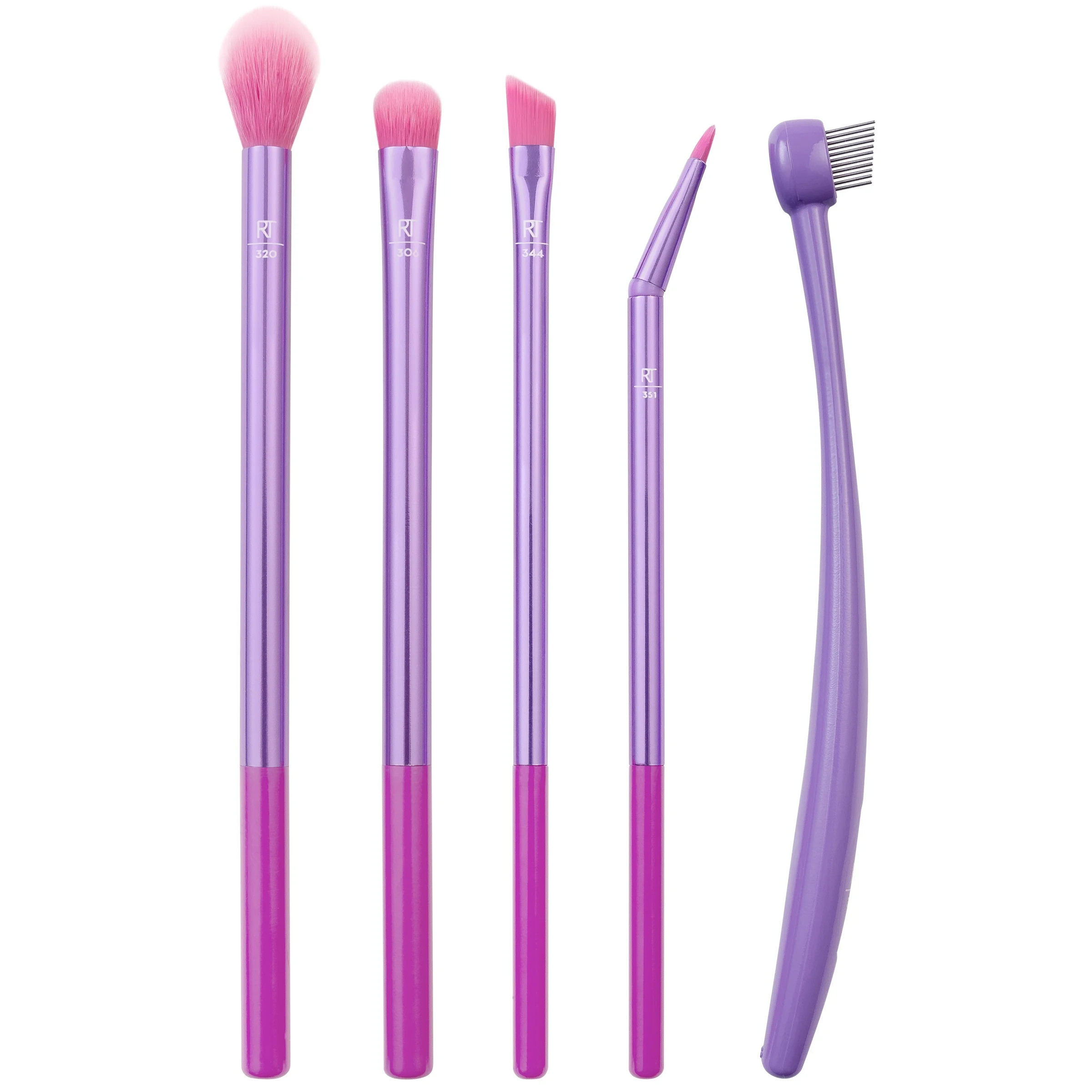 Real Techniques Eye Love Drama Makeup Brush Kit, Professional Eye Brush Set, Soft Bristles, Cosme... | Walmart (US)