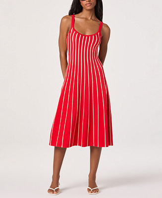 Women's Irecia Scoop Neck Midi Sweater Dress | Macy's