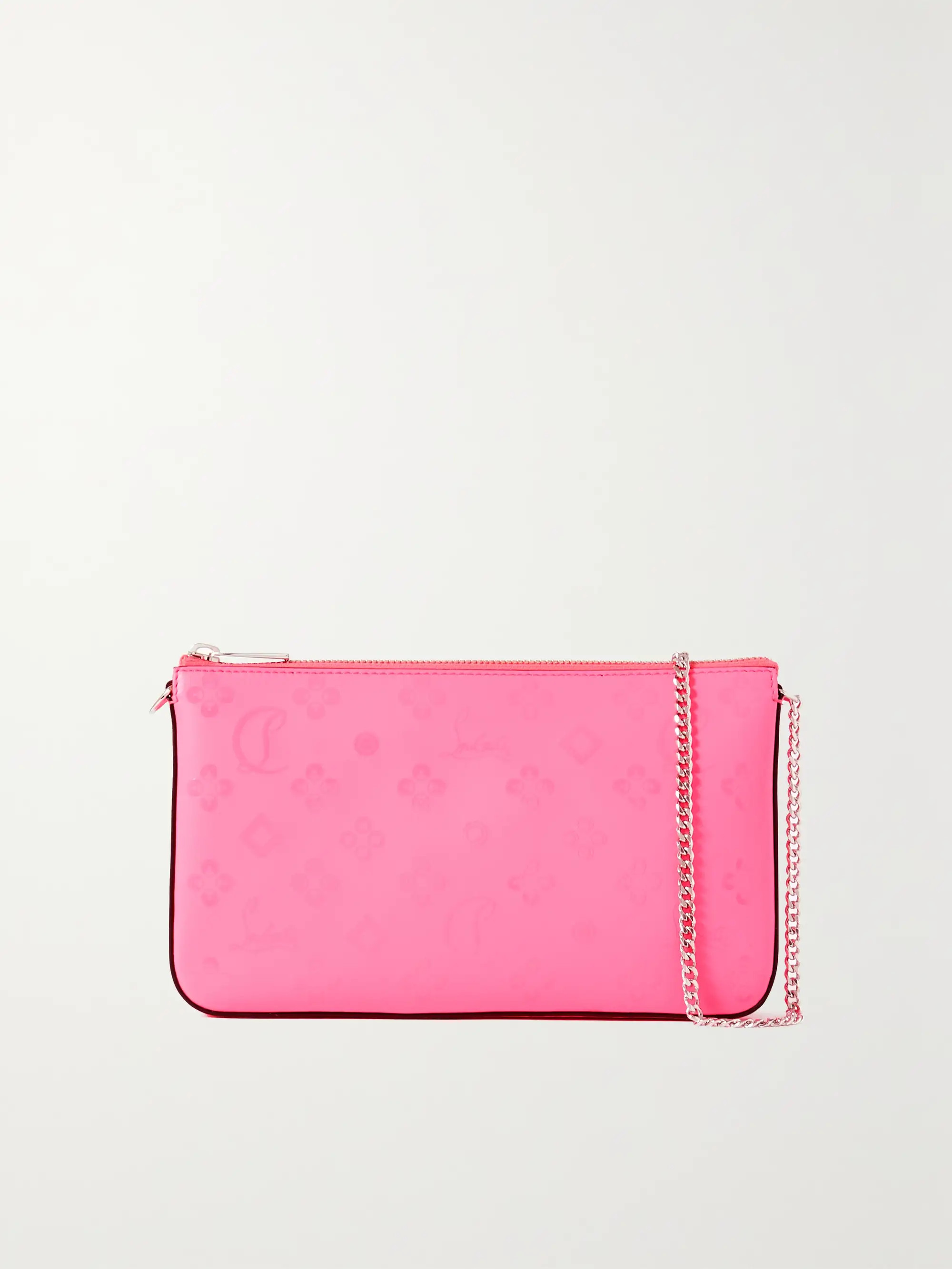 Loubila embossed leather clutch | NET-A-PORTER APAC