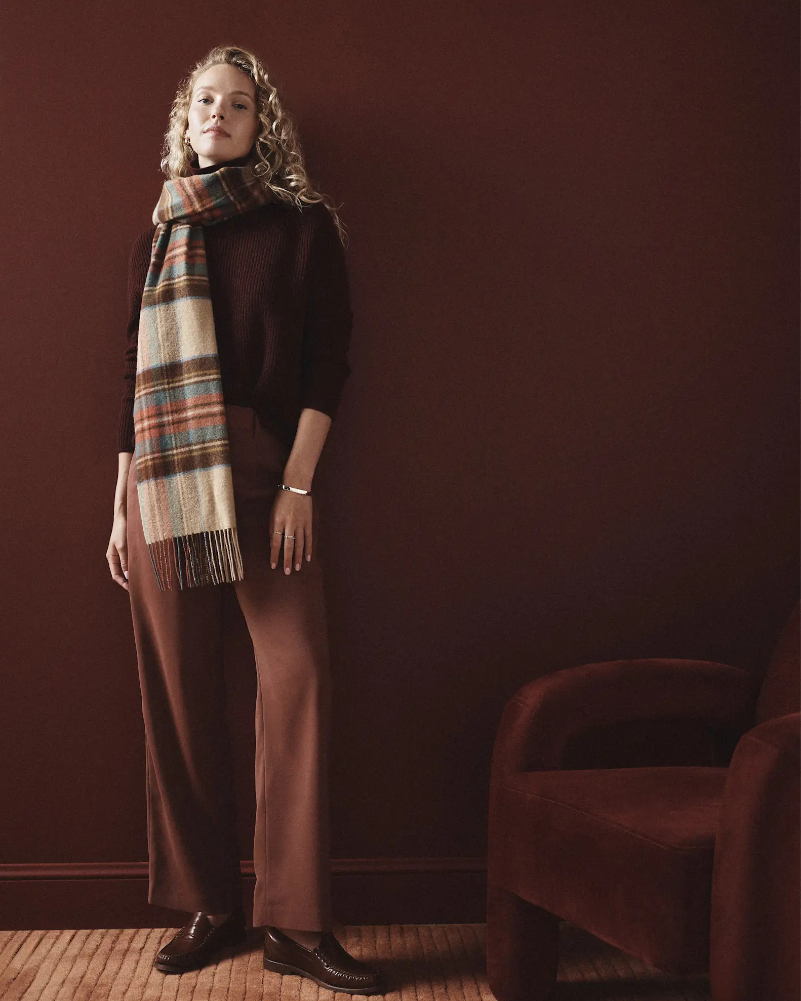 Mongolian Cashmere Fisherman Turtleneck Sweater | Quince