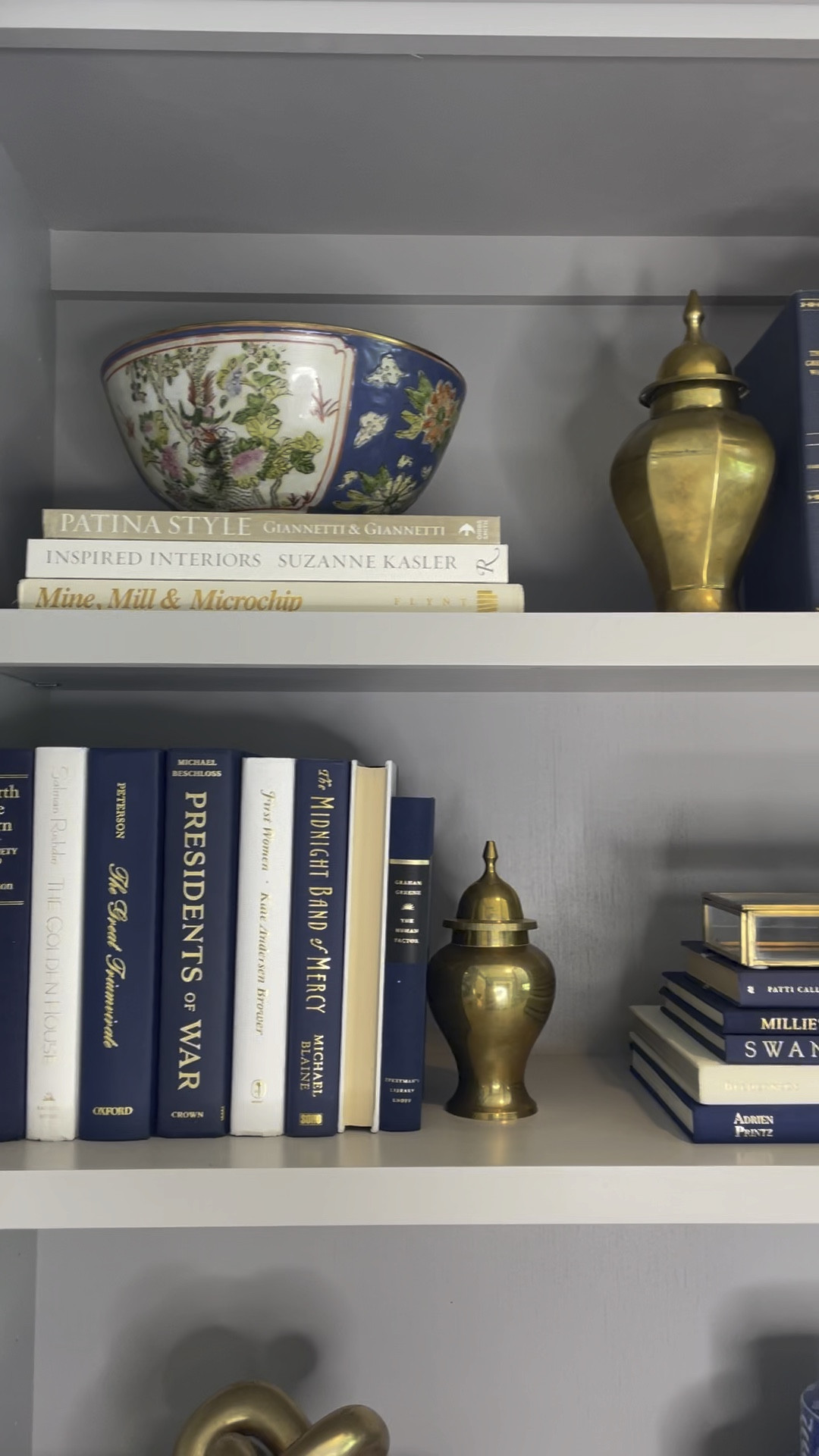 Shop my bookcase - bookcase decor, built ins, home decor, grandmillennial, bookcase styling, bookcases, bookshelves, bookshelf decor, Amazon home decor, shelf decor 

#LTKfindsunder50 #LTKhome #LTKGiftGuide