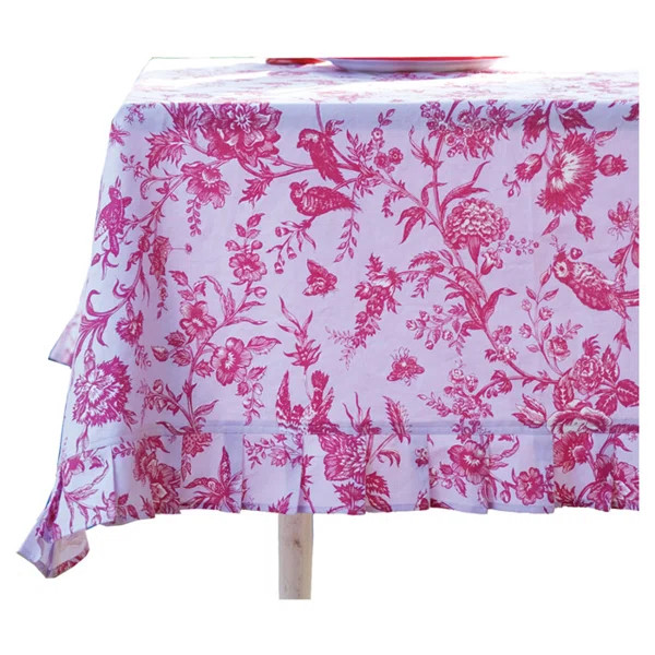 Square Floral Cotton Tablecloth | Wayfair North America