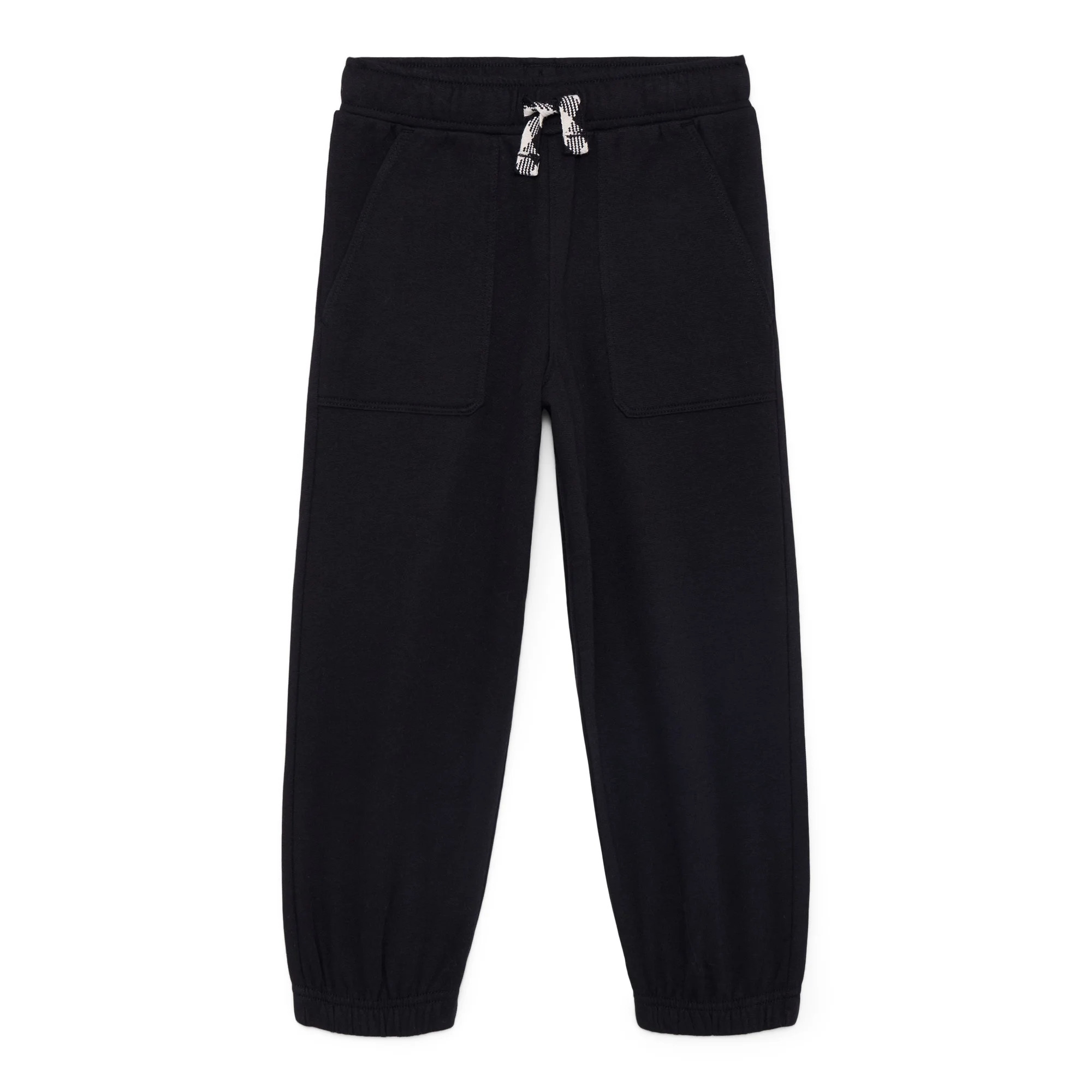Wonder Nation Little Boys Solid Fleece Joggers, Size 4-10 | Walmart (US)
