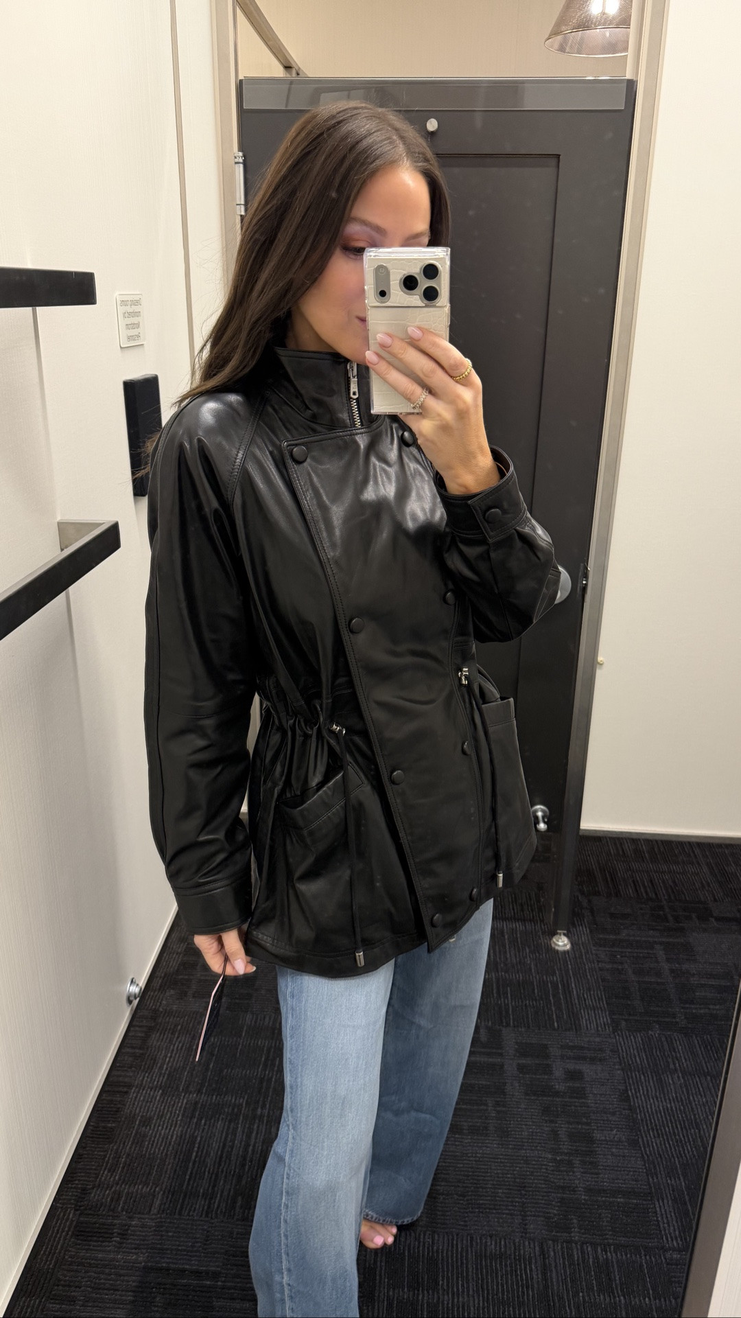 Obsessed with this jacket! Did my true size small

#LTKSaleAlert