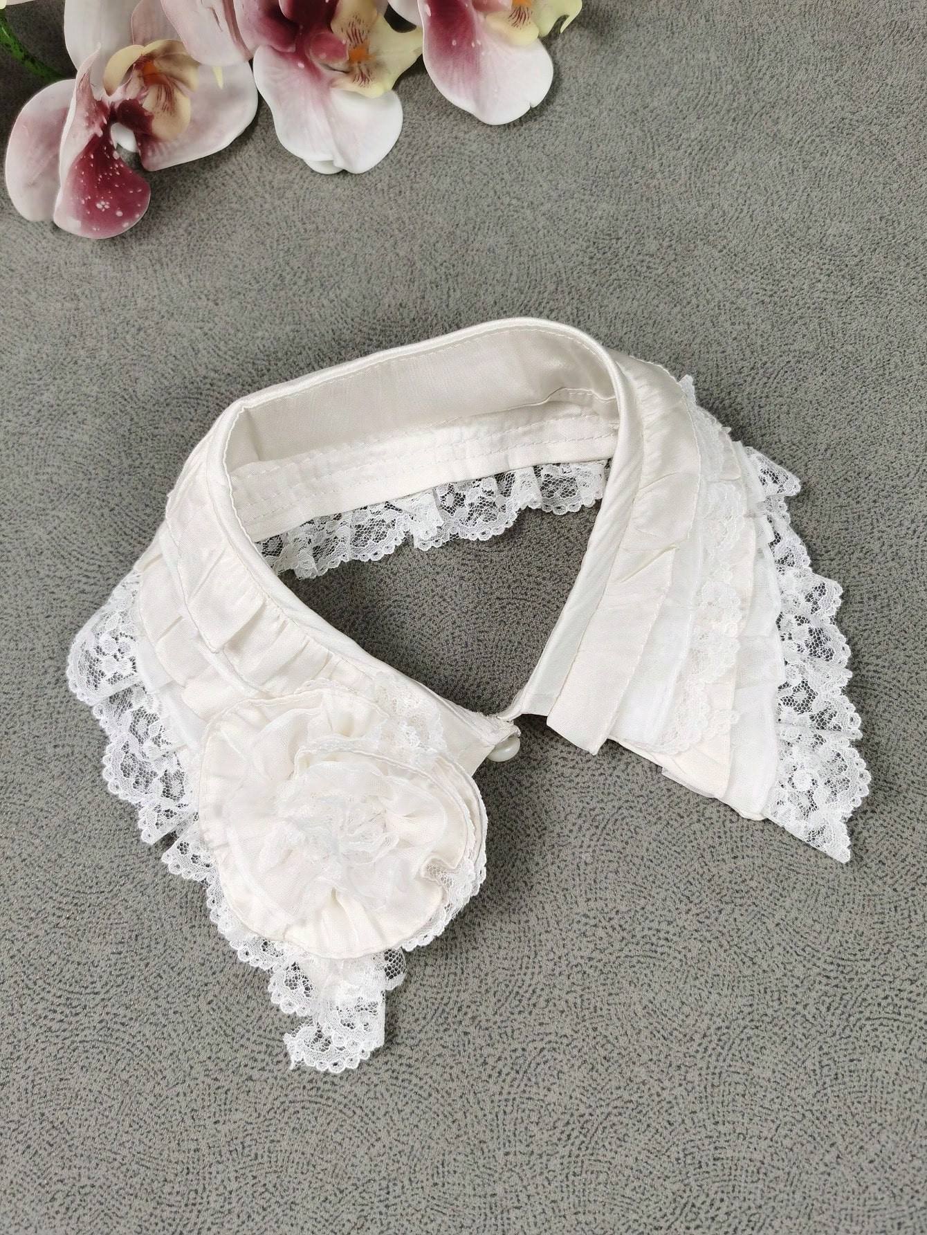 1pc Women Fashion Elegant Polyester Detachable Collar, Versatile For All Seasons | SHEIN