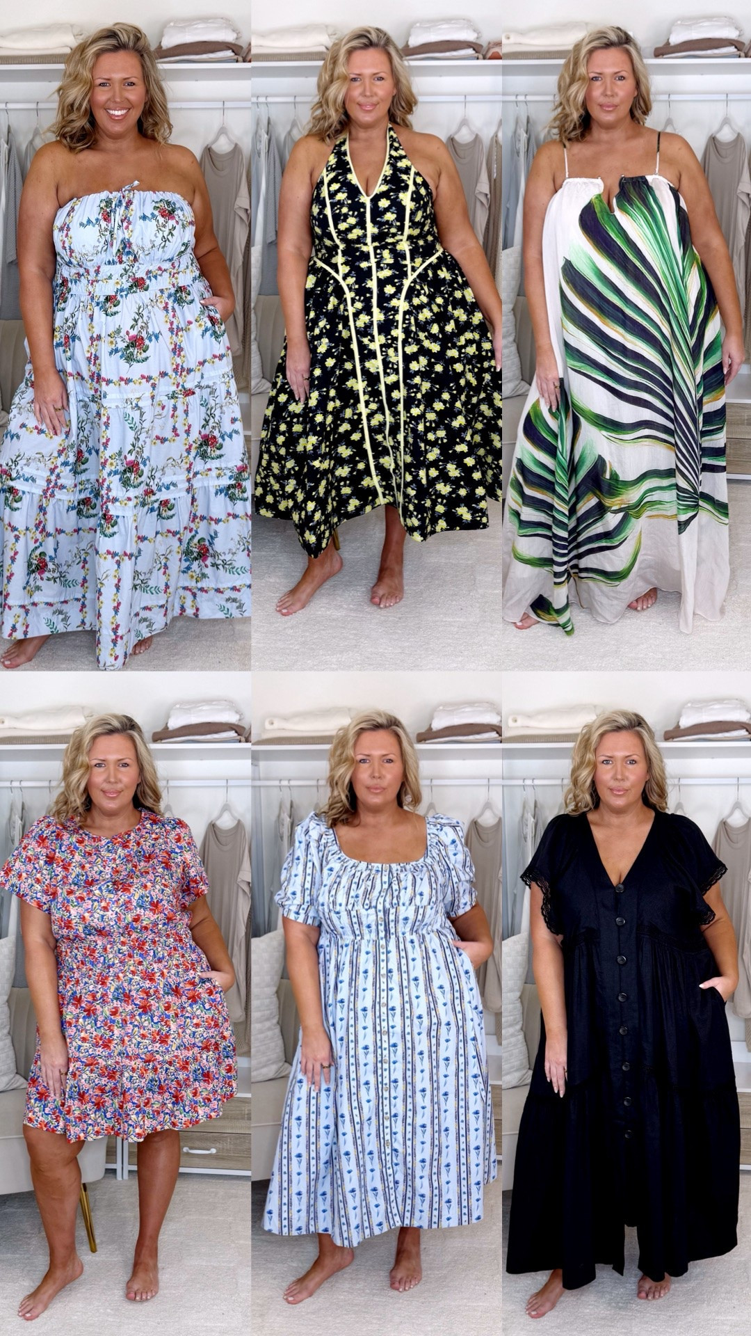 ASHLEYD20 20% OFF NOW THRU 5/10 with my code!! Wearing a 1X in most of these dresses. The long green and white is a 2X, the floral dress is a 2X, and the black dress is a 2X! The black runs generous so I would need the 1X! So the ones that didnt fit in the 1x run true to size and you should get your regular size, I need the 2X. 

Plus size fashion, everyday outfit ideas, anthropologie fashion, anthro haul, anthro finds, mom style, spring dresses grwm midsize

#LTKPlusSize #LTKMidsize #LTKOver40