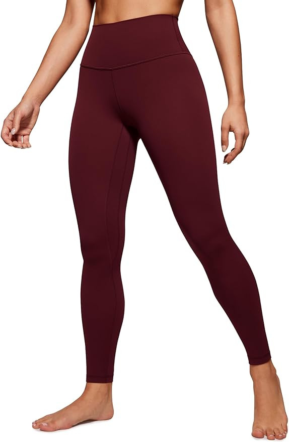 CRZ YOGA Womens Butterluxe High Waisted Yoga Leggings 28" - Double Seamed Buttery Soft Comfy Athl... | Amazon (US)
