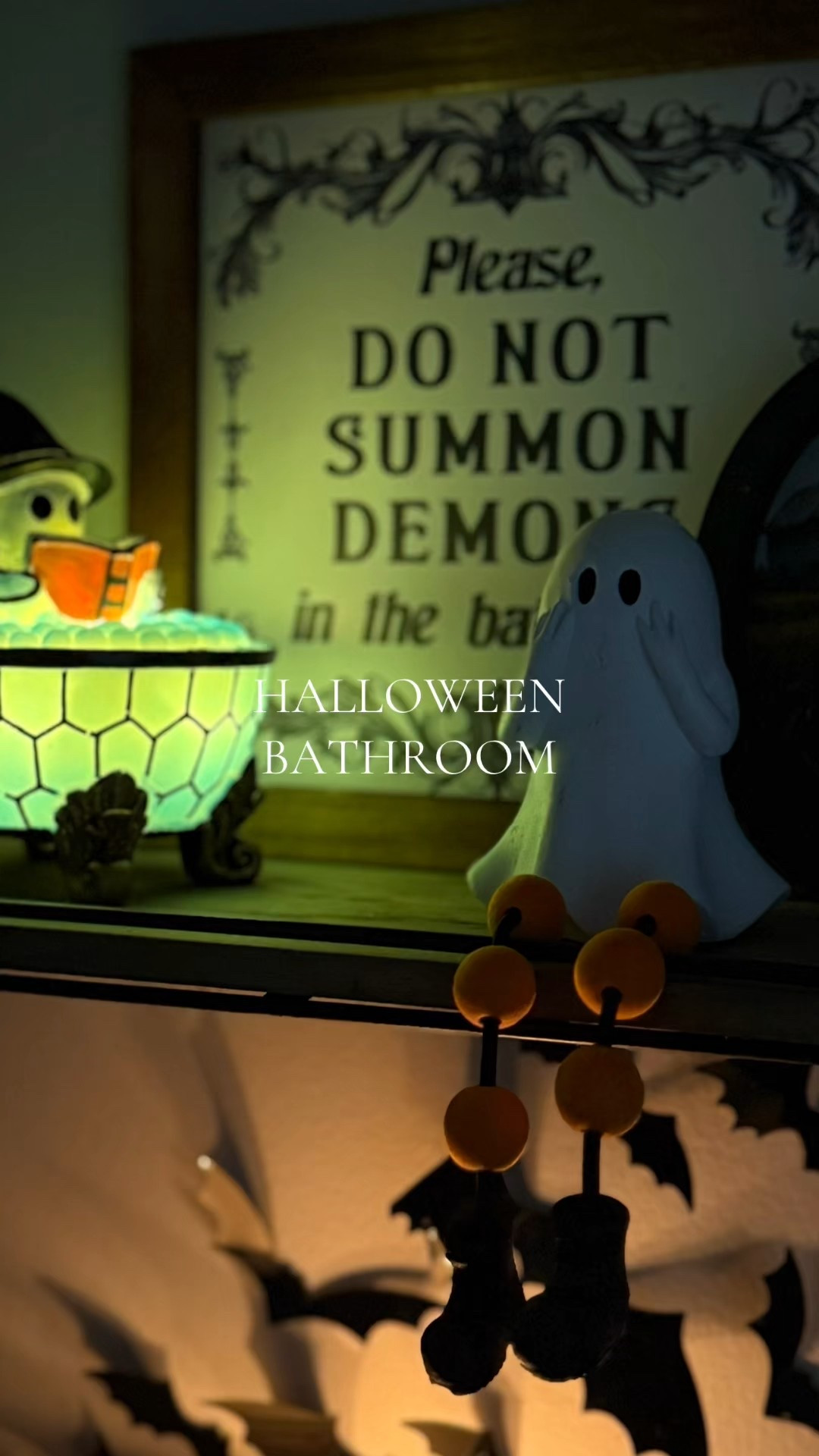 Halloween bathroom, Halloween decor, bathroom decor 

#LTKHalloween #LTKSeasonal #LTKHome