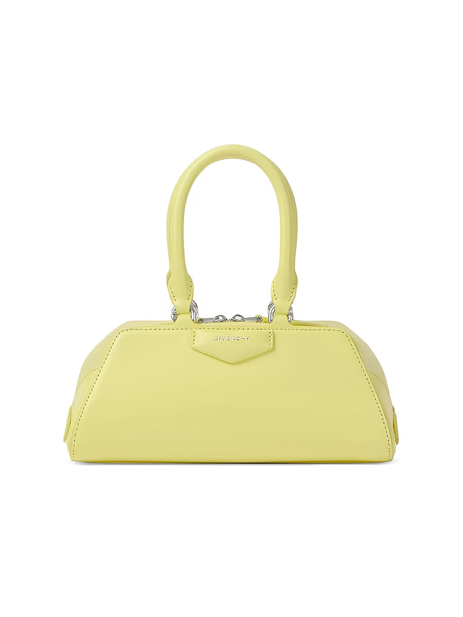 Women's Mini Antigona Cube East-West Top Handle Bag - Acid Yellow | Saks Fifth Avenue