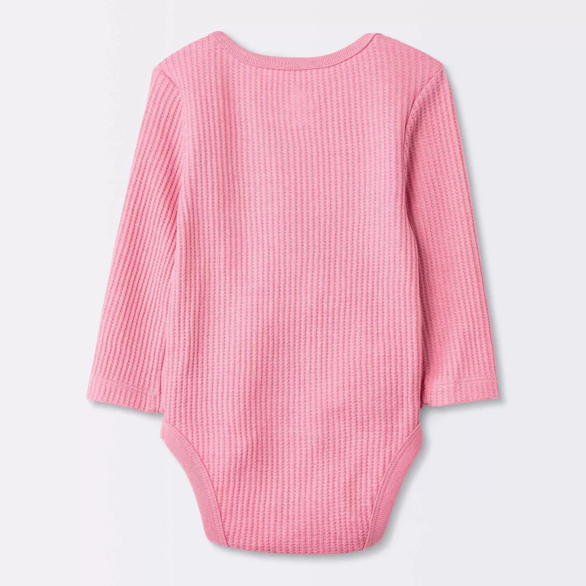 Baby Girls' 3pk Long Sleeve Waffle Bodysuit - Cloud Island™ Pink | Target