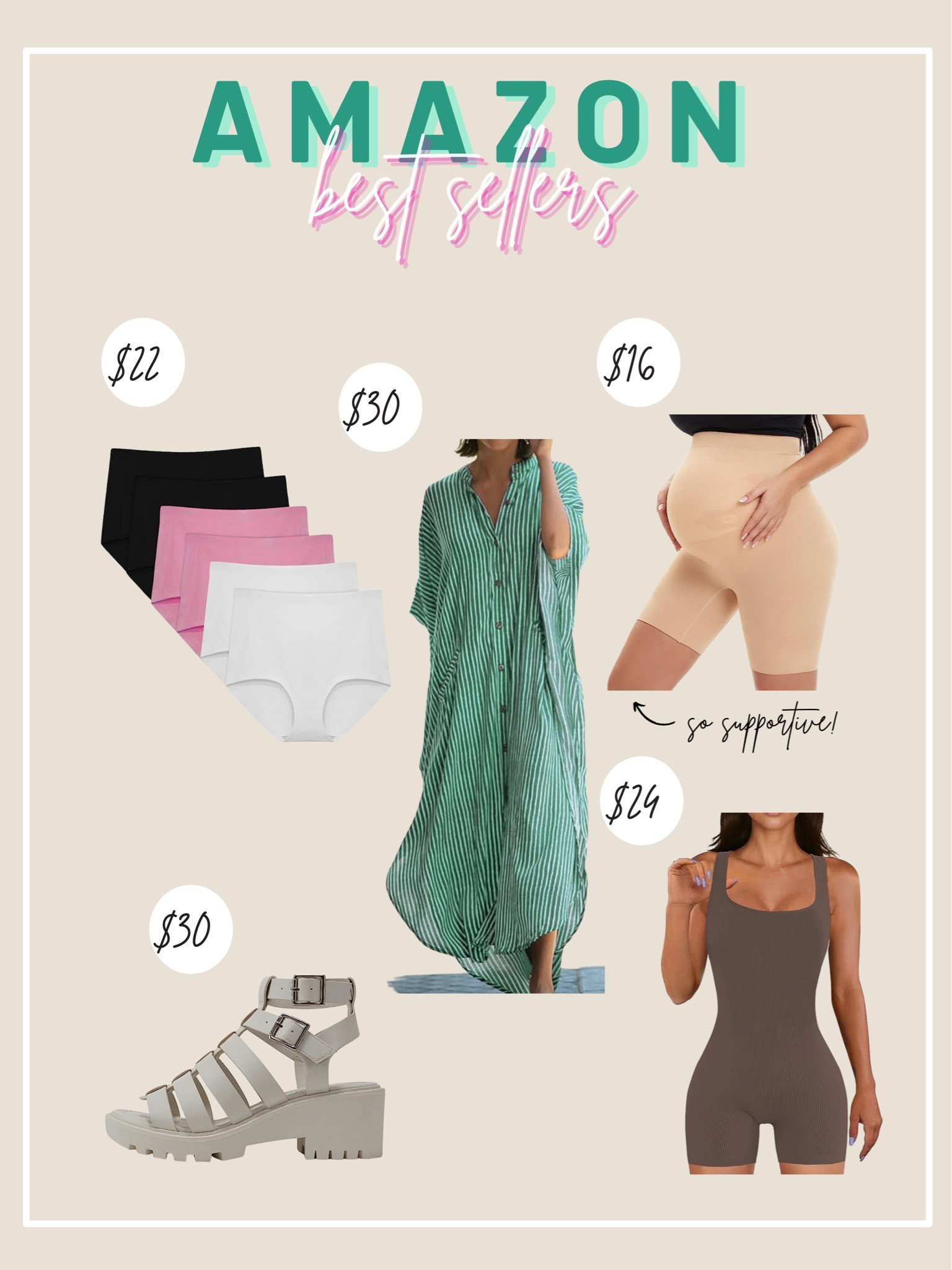 There are so many great bump support and bump friendly summer clothing options on Amazon right now! Here are some of my favorites from last week.

Amazon fashion, amazon bump friendly, maternity support, cute Amazon sandals, Amazon under $50, comfy and cute clothes on Amazon

#LTKFind #LTKstyletip #LTKunder50