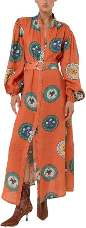 Dresses Casual, Dresses Summer， Printed Dress | Amazon (US)