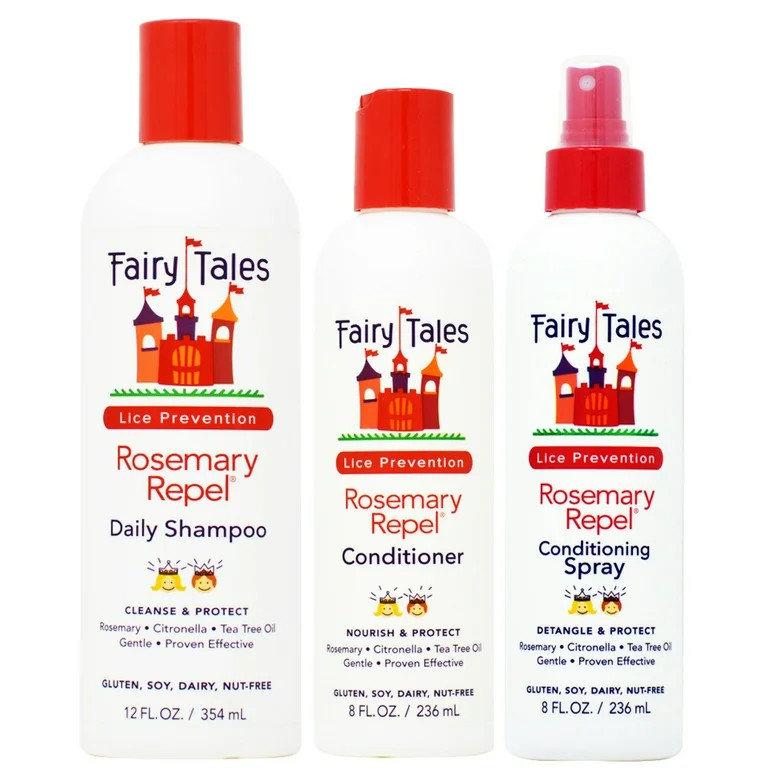 Fairy Tales Rosemary Repel Daily Shampoo 12oz + Conditioner 8oz + Spray 8oz | Walmart (US)