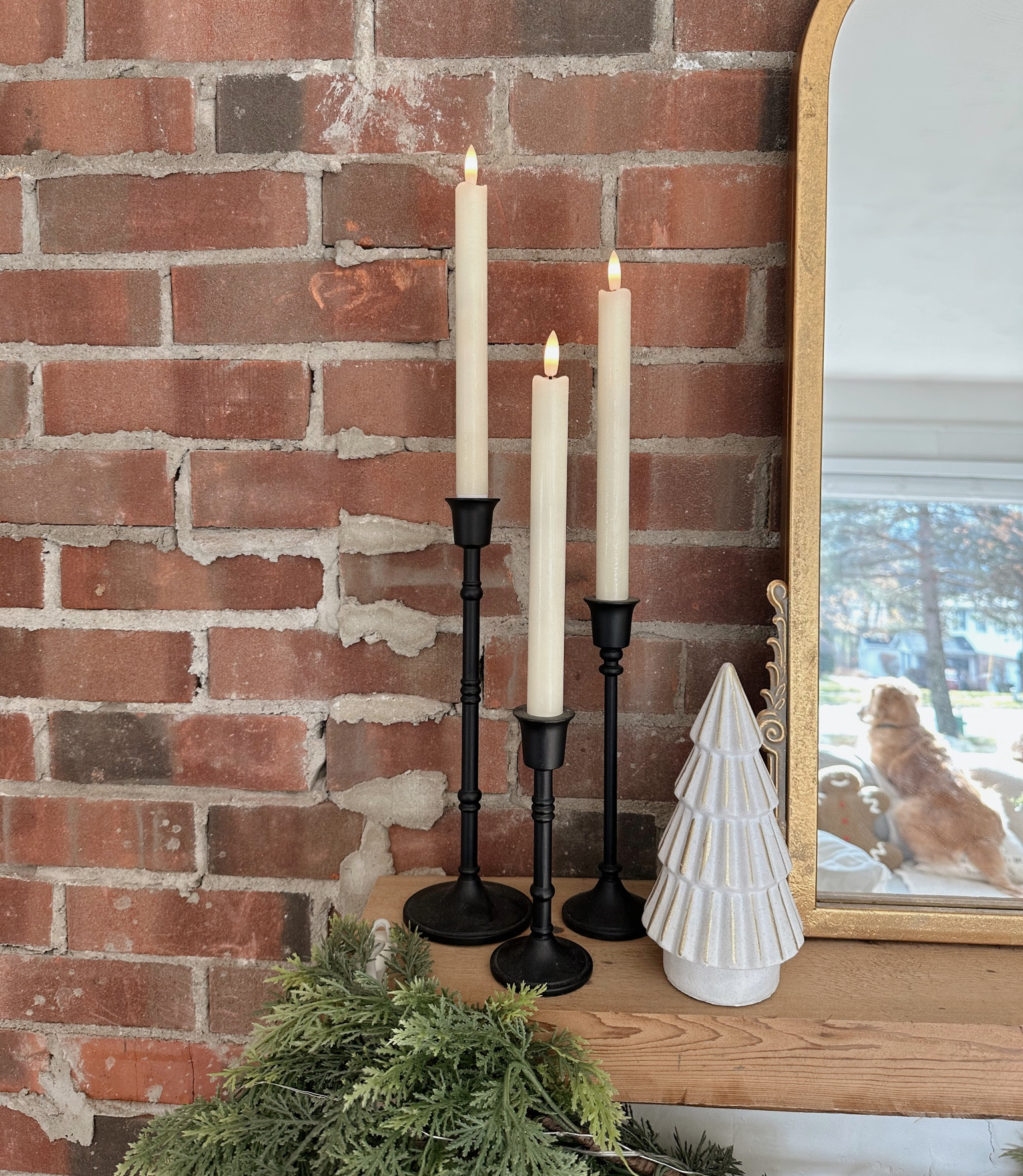 Flameless candles that look SO real!! Amazon for a pk of 6 for under $30, they take triple A batteries! Highly recommend. This is the ivory!

Amazon find, Amazon home, Amazon candles, flameless candles, battery operated candles 

#LTKhome