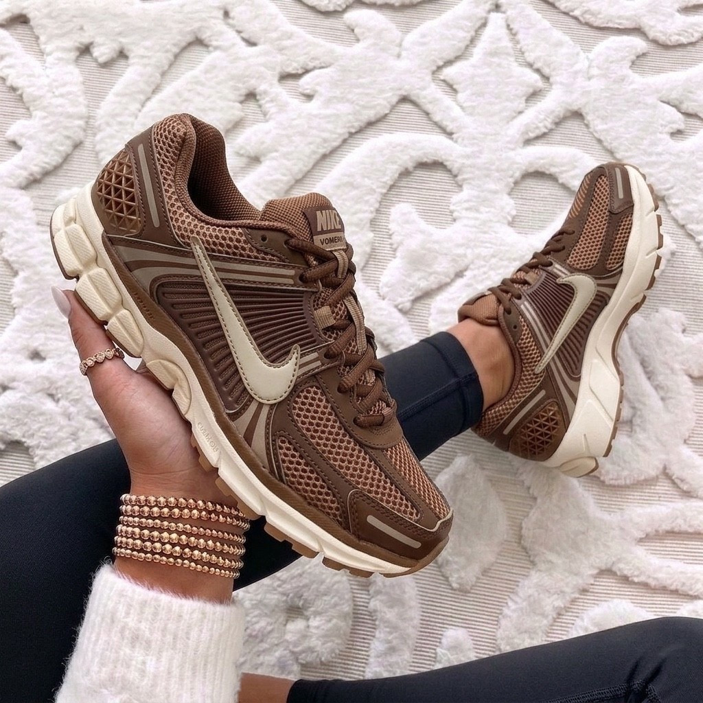 These Nike zoom vomero are the perfect neutral sneaker. They go with leggings, denim, athleisure, and even casual dresses, making them an easy everyday staple. They’re incredibly comfortable for all day wear and run true to size