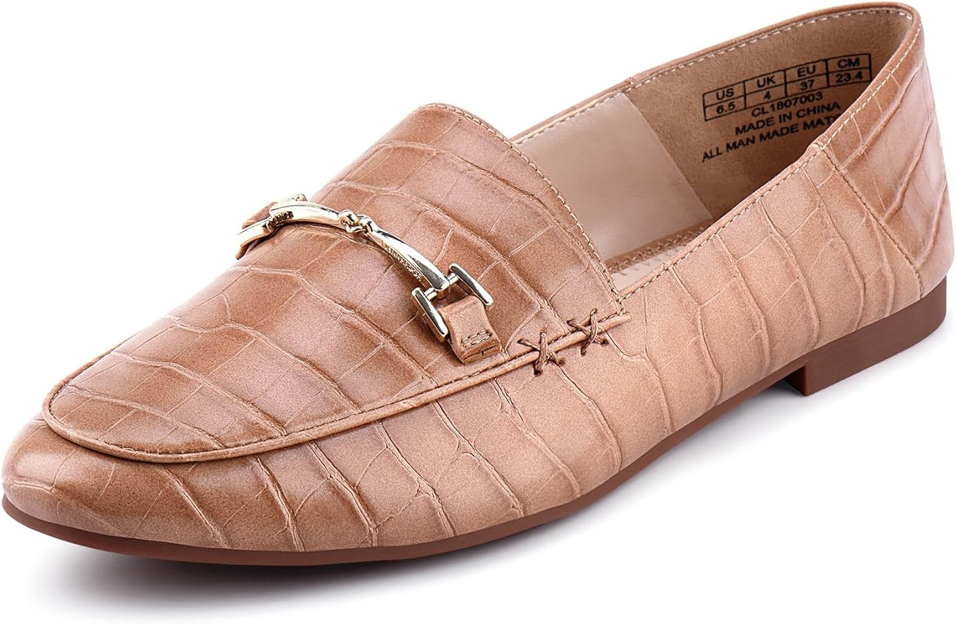JENN ARDOR Loafers for Women Flats Shoes Womens Penny Loafers Slip On Pointed Toe Comfortable Off... | Amazon (US)