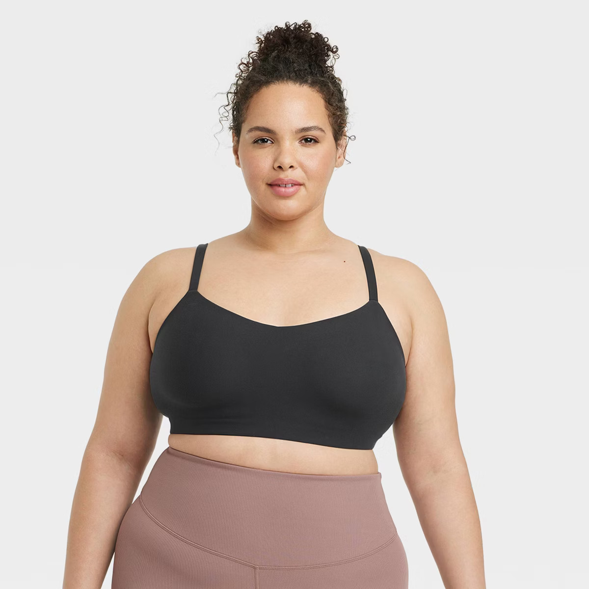 Women's Everyday Soft Light Support Strappy Sports Bra - All In Motion™ | Target