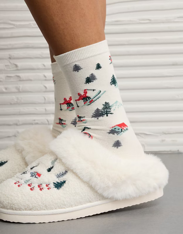 AE Après Ski Crew Socks | American Eagle Outfitters (US & CA)