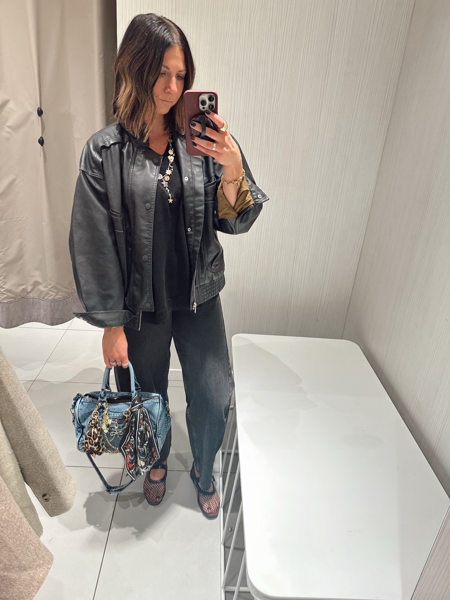 Target bomber jacket - in a small - runs big //size 26 long in barrel jeans 

#LTKFindsUnder100 #LTKSaleAlert #LTKStyleTip