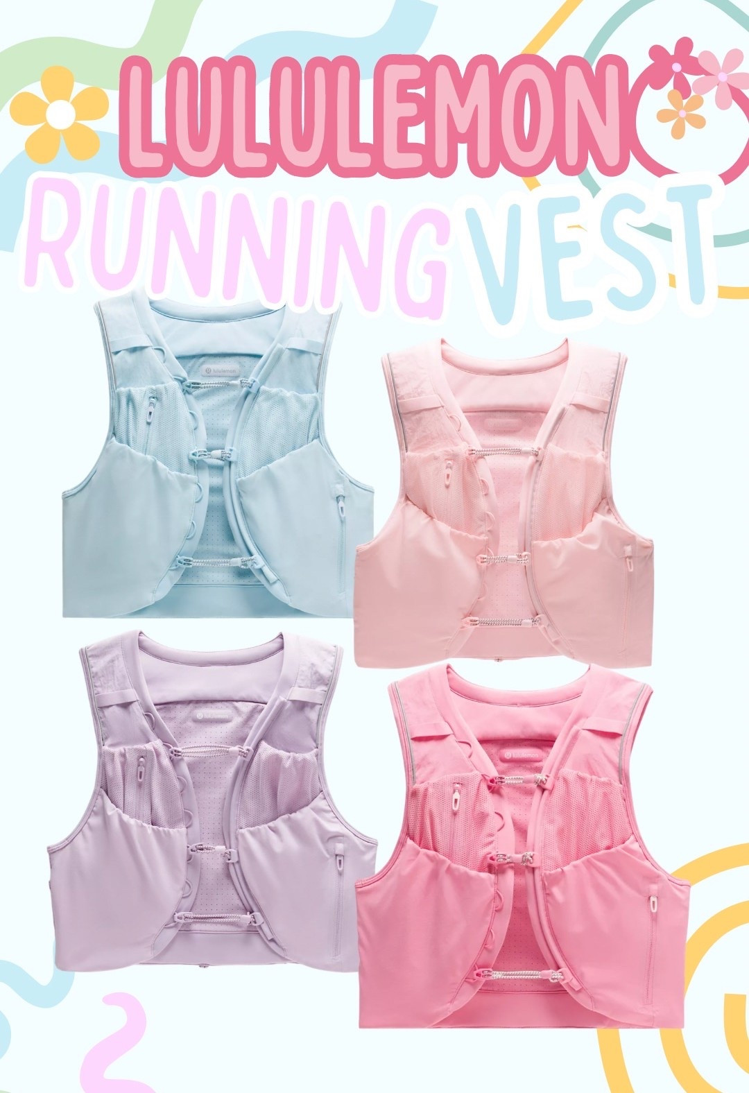 Lululemon running vests in the most beautiful colors! I love to fill mine for a long run with water, fuel, my AirPods, keys, chapstick, and it still feels so comfortable!

#LTKActive #LTKfitnessgoals #LTKootd