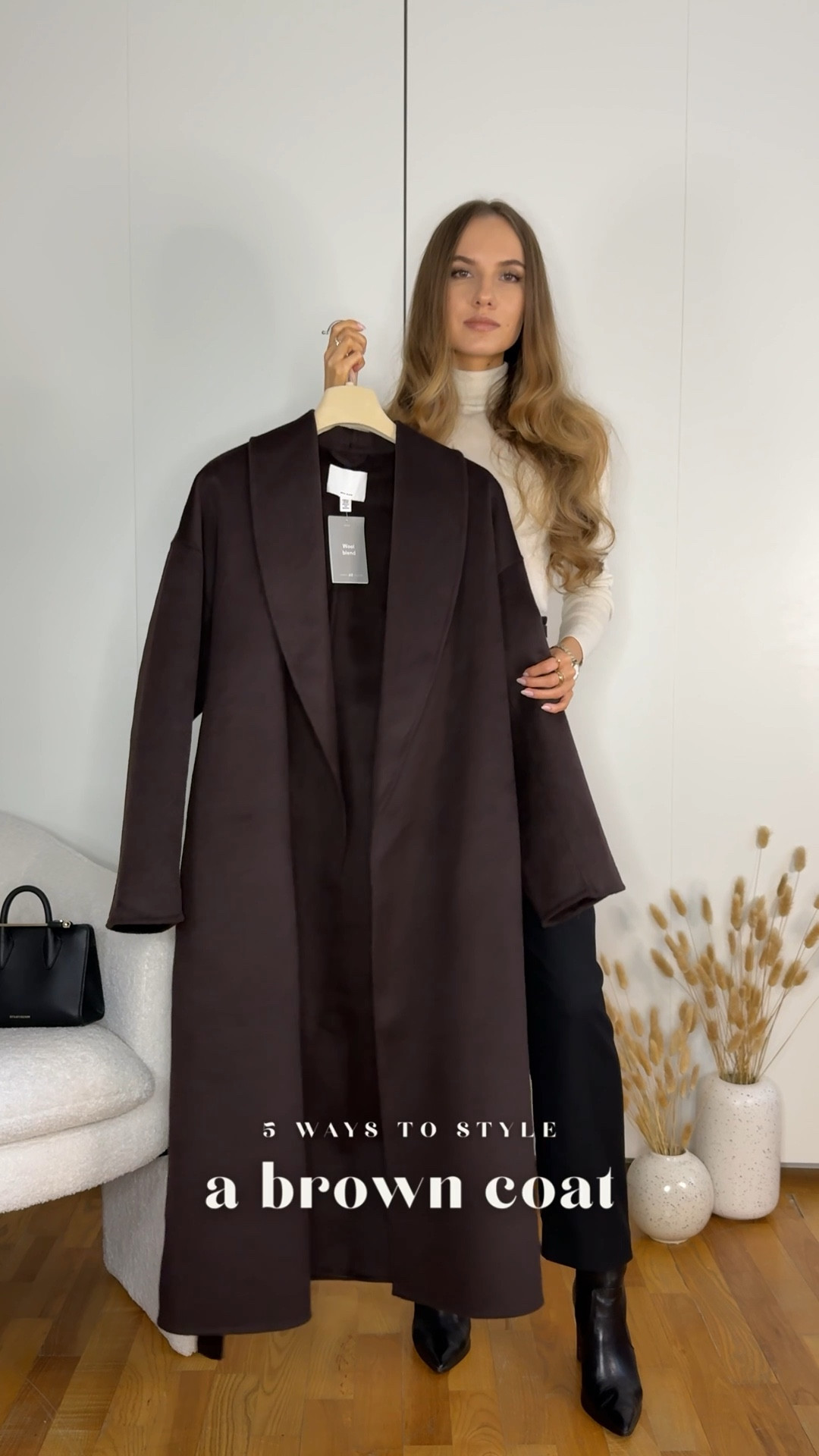 style this gorgeous chocolate brown coat with me from H&M🕊️ 

brown coat | espresso brown | winter outfit ideas | ways to wear | winter fashion | winterlayers

#LTKGiftGuide #LTKWorkwear
