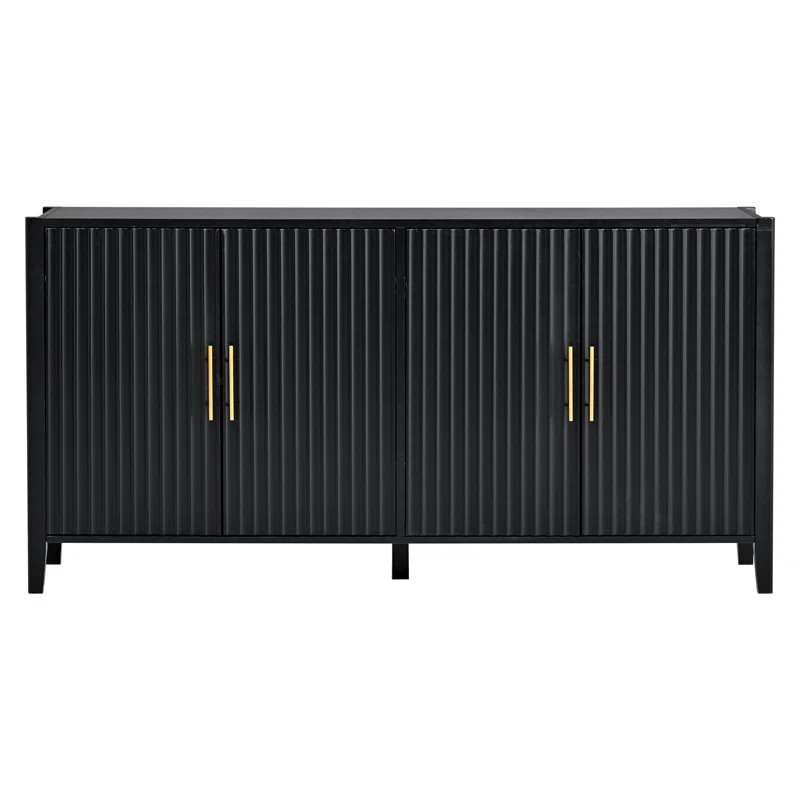 Everly Quinn Condola Modern 63.1" Sideboard, Storage Credenza, Buffet Cabinet, Dining Cabinet wit... | Wayfair North America