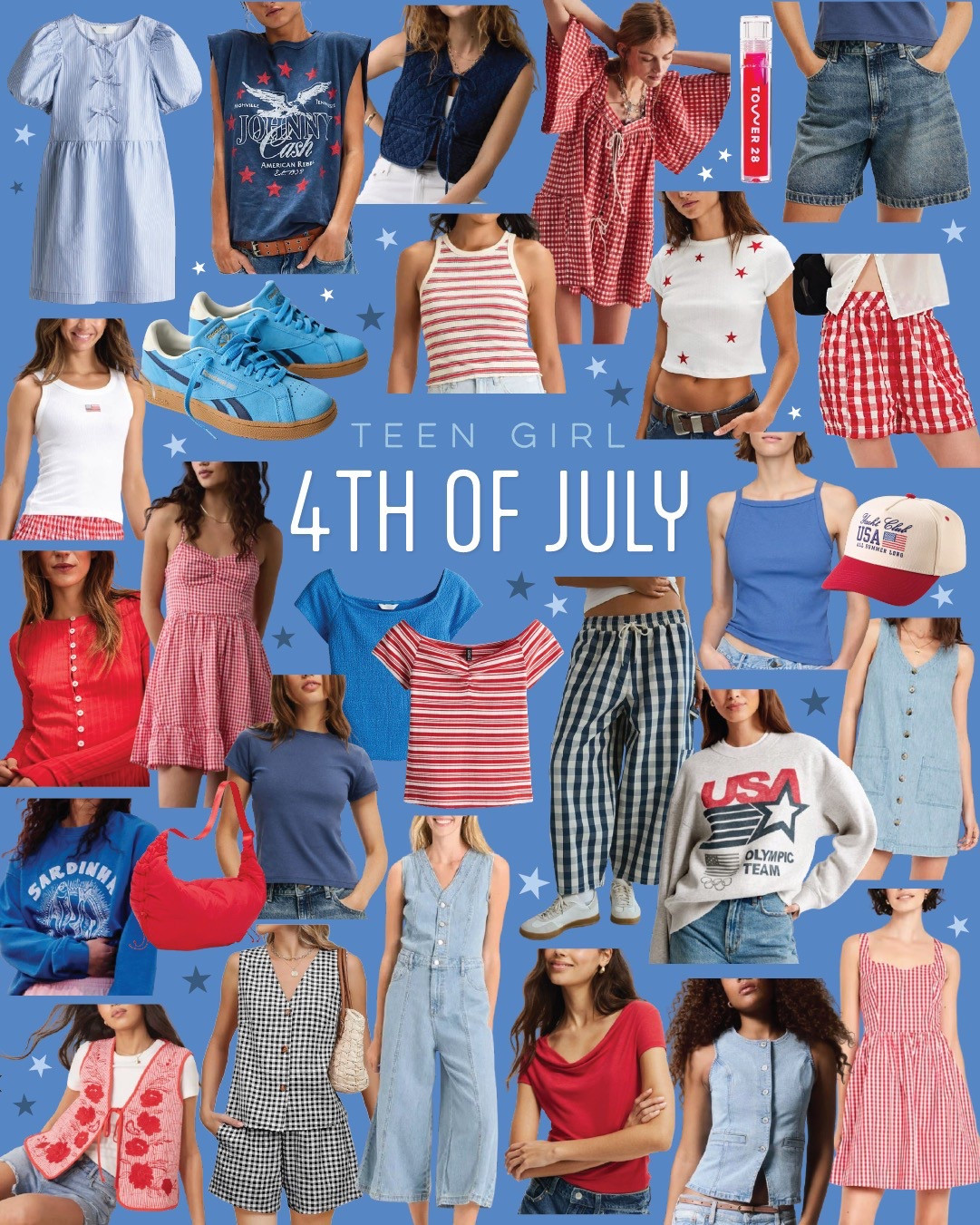 Because her outfit should sparkle as much as the fireworks. From bold accessories to festive fits, these 4th of July looks for teen girls bring the boom!

#LTKStyleTip #LTKSummerEdit #LTKSeasonal
