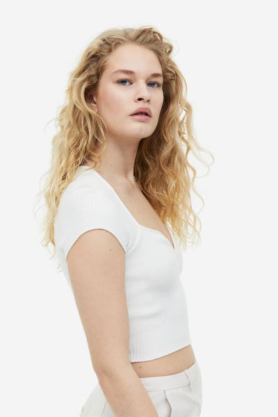 Rib-knit Top | H&M (US + CA)