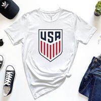 Usa World Cup 2022 National Soccer Team Logo Shirt, Usmnt Apparel & Merchandise, T-Shirt, USA Tee, U | Etsy (US)