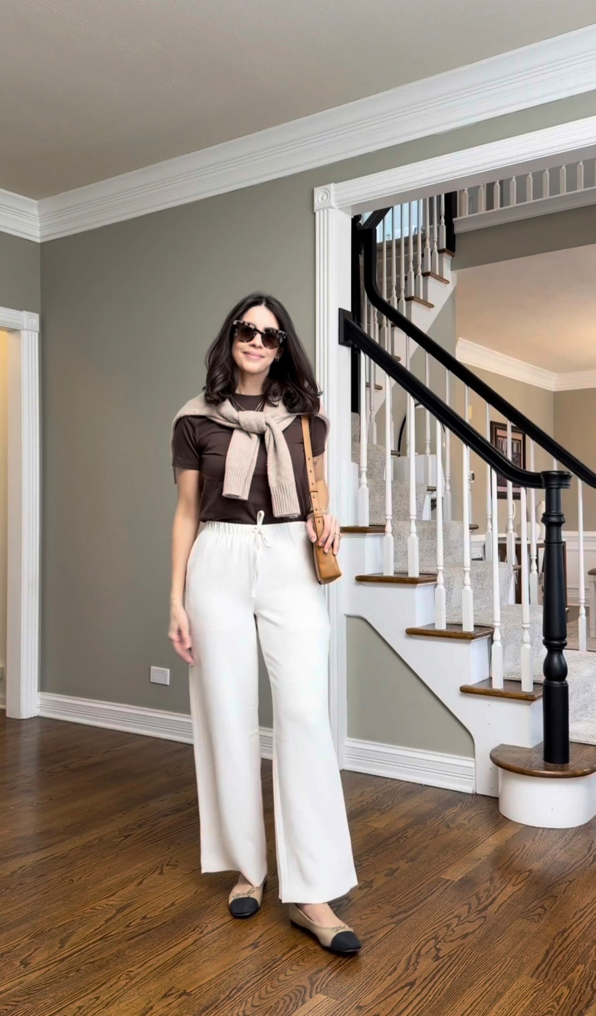 Styling the pull on crepe pants. They're worth the price but I linked a more affordable option! They run TTS - I'm wearing a size Small /Regular @Aritzia #LTKgrwm #LTKSpringSale

#LTKSeasonal