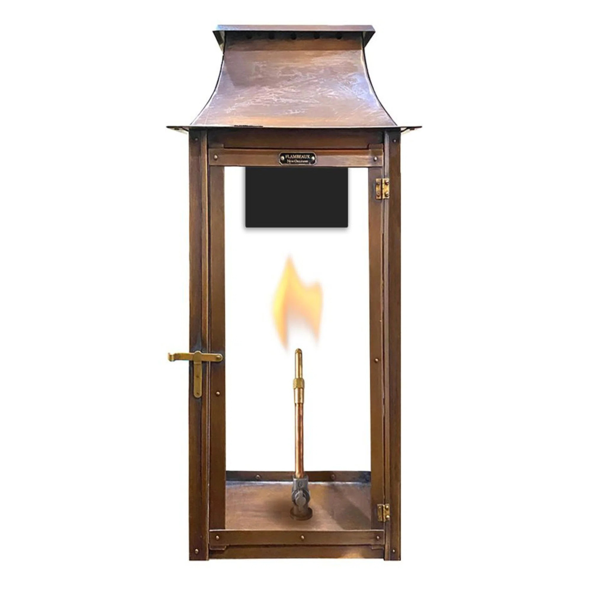 Flambeaux Lighting Colonial Style Wall Light – Natural Gas-Powered Outdoor Lantern | Wayfair North America
