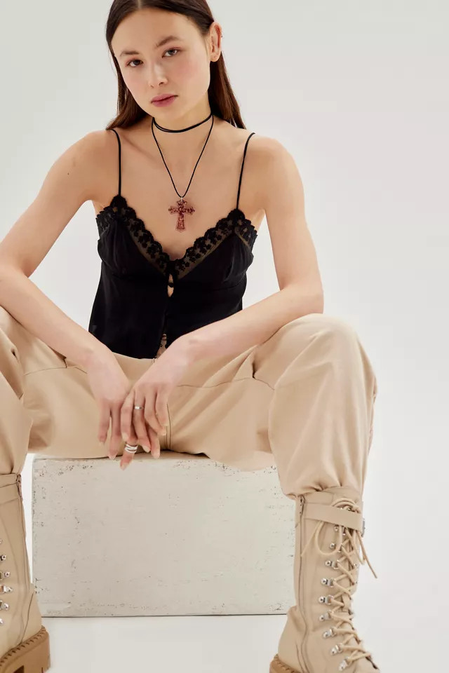 UO Dinner And Drinks Lace Cami | Urban Outfitters (US and RoW)