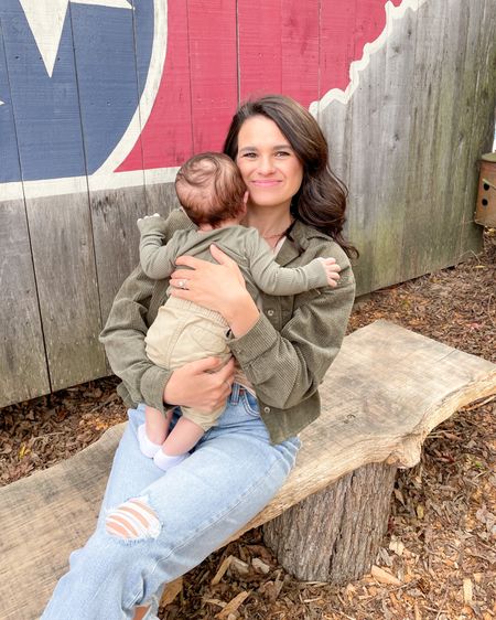 Fall pumpkin patch outfit 💚 my jacket is originally from Forever21 from two years ago, but I linked similar ones!

#LTKSeasonal #LTKstyletip #LTKfindsunder50