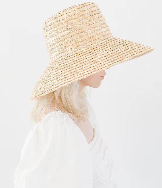 Jolie Straw Boater Hat | Dillard's