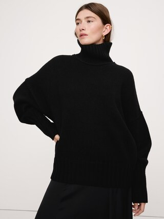 Italian Merino-Blend Turtleneck Sweater | Banana Republic (CA)
