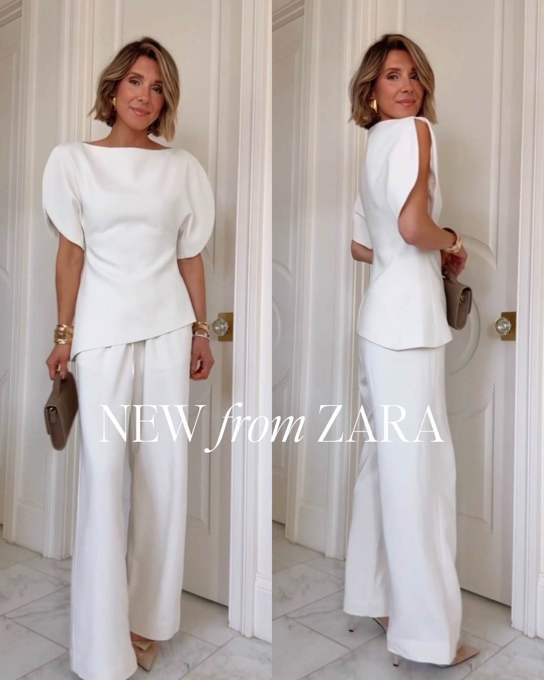 All-white for spring 🤍 New @Zara arrivals I’m loving. Tried-on picks with fit notes — 5’7”, small in tops, 2/25 in bottoms.

#LTKootd