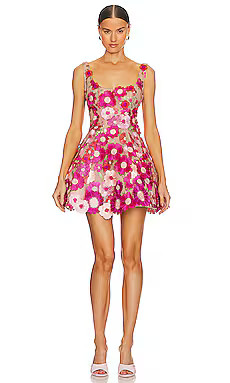 Bronx and Banco Jasmine Mini Dress in Pink & Floral from Revolve.com | Revolve Clothing (Global)