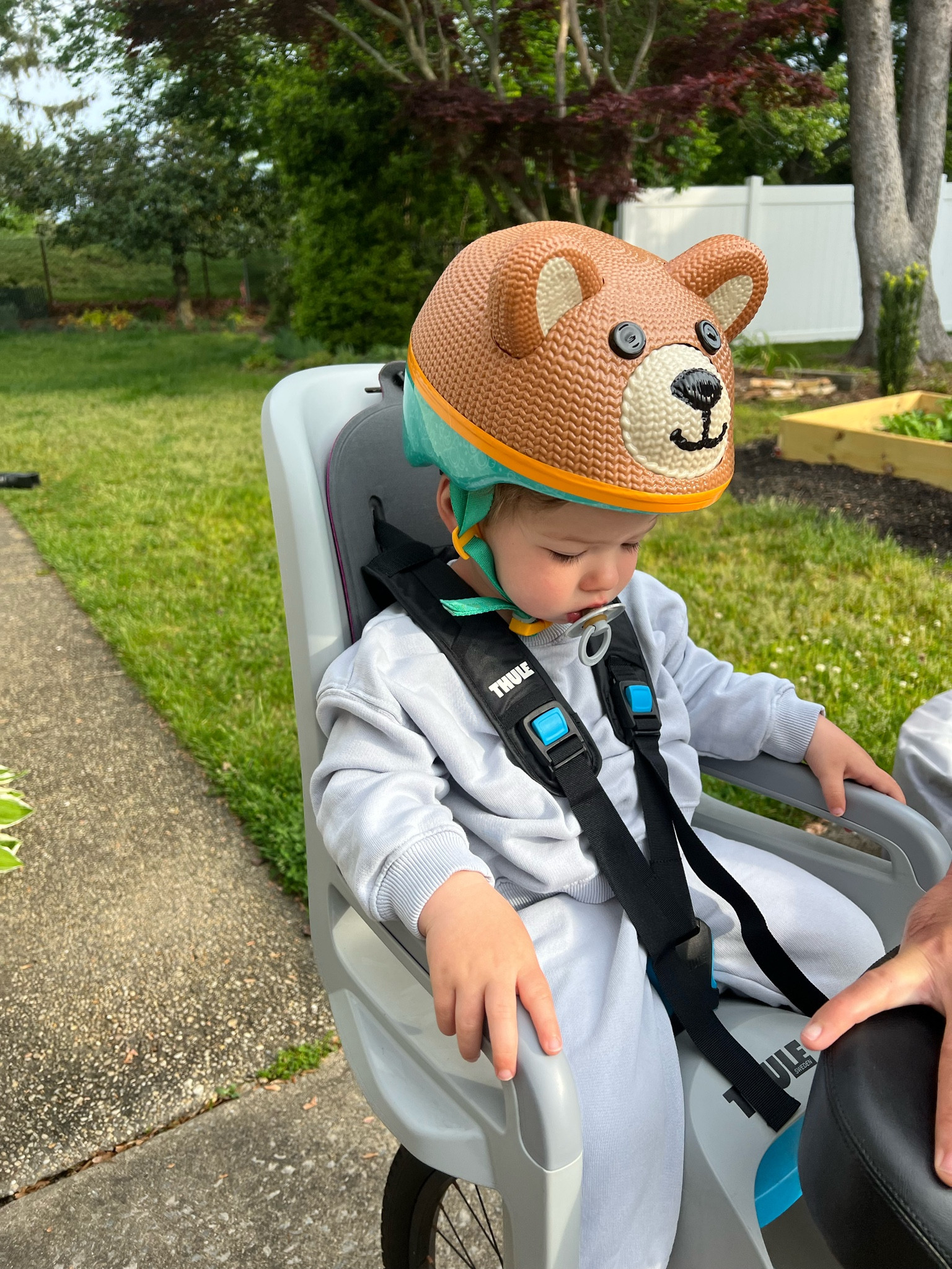 Toddler bike helmet and bike seat 

#LTKunder100 #LTKfamily #LTKbaby
