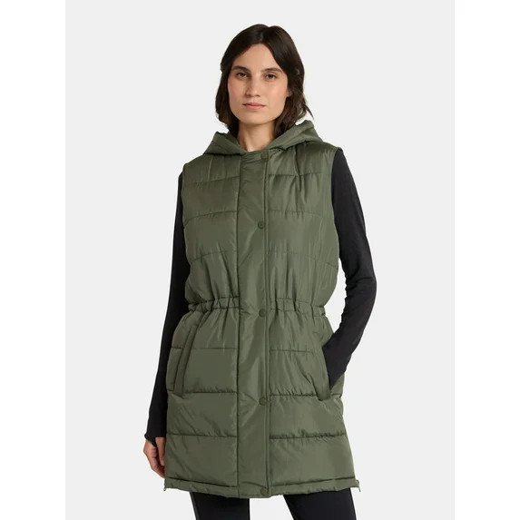 Ozark Trail Women's and Women's Plus Hooded Tunic Vest, Size XS-3X - Walmart.com | Walmart (US)