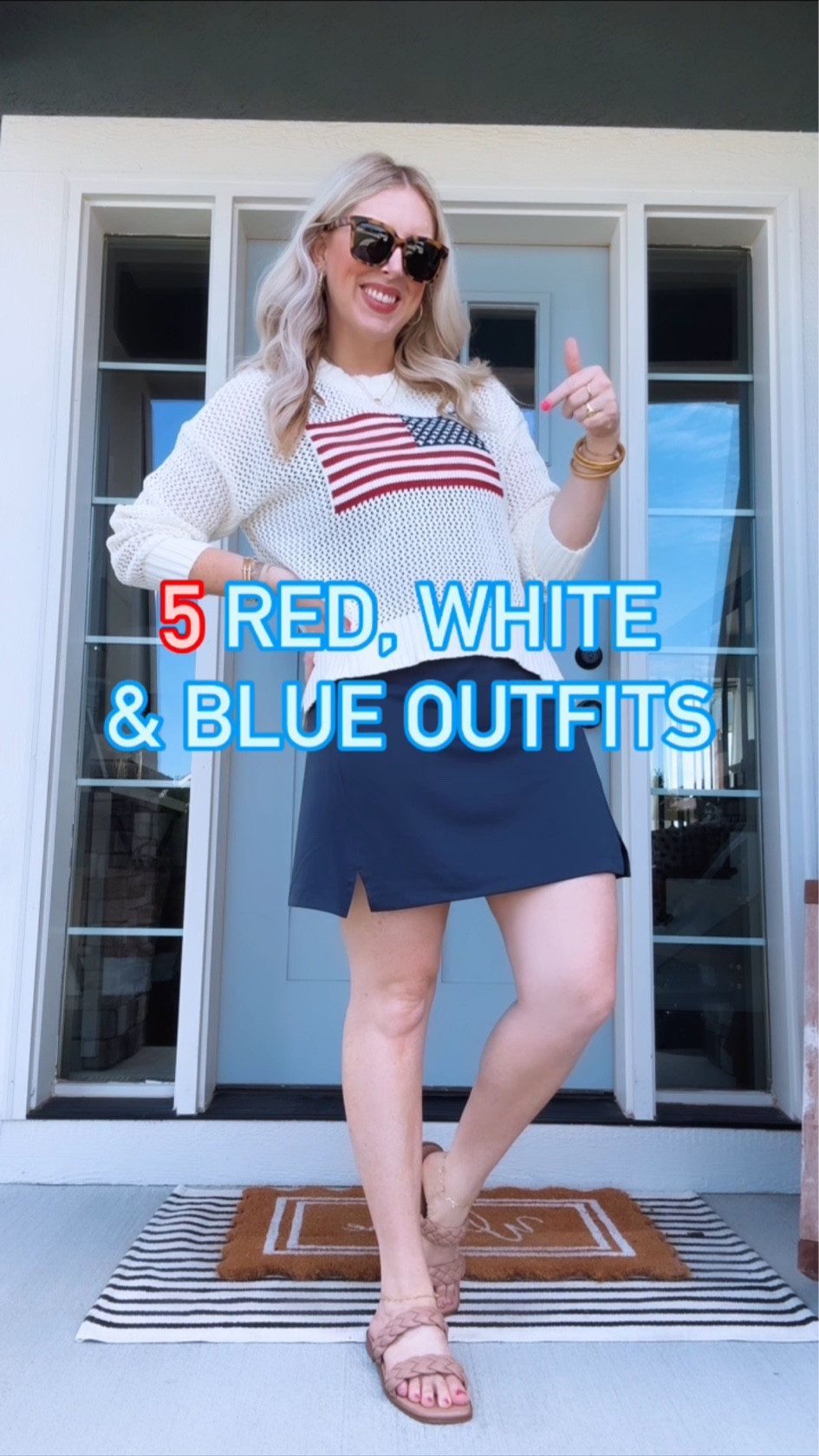 Instagram reel, red white and blue outfits, patriotic style, Walmart fashion, Maurice’s, Abercrombie, old navy, active dress, flag sweater, USA sweatshirt, denim dress, Olympics tee 

#LTKSeasonal #LTKFindsUnder50 #LTKSaleAlert