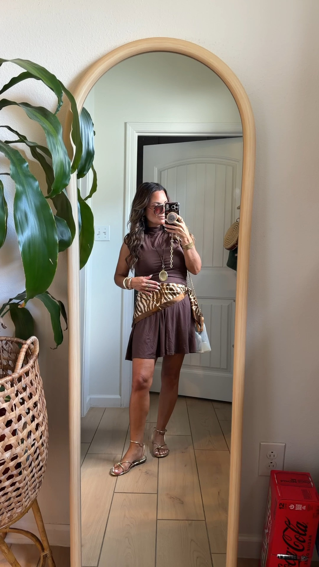 LSU GAME day neutral fit 🤎🐅👏🏼🐅🤎
Wearing size small petite in dress.  
Rest is from Amazon 💫💫

#LTKPetite #LTKOver40 #LTKSeasonal