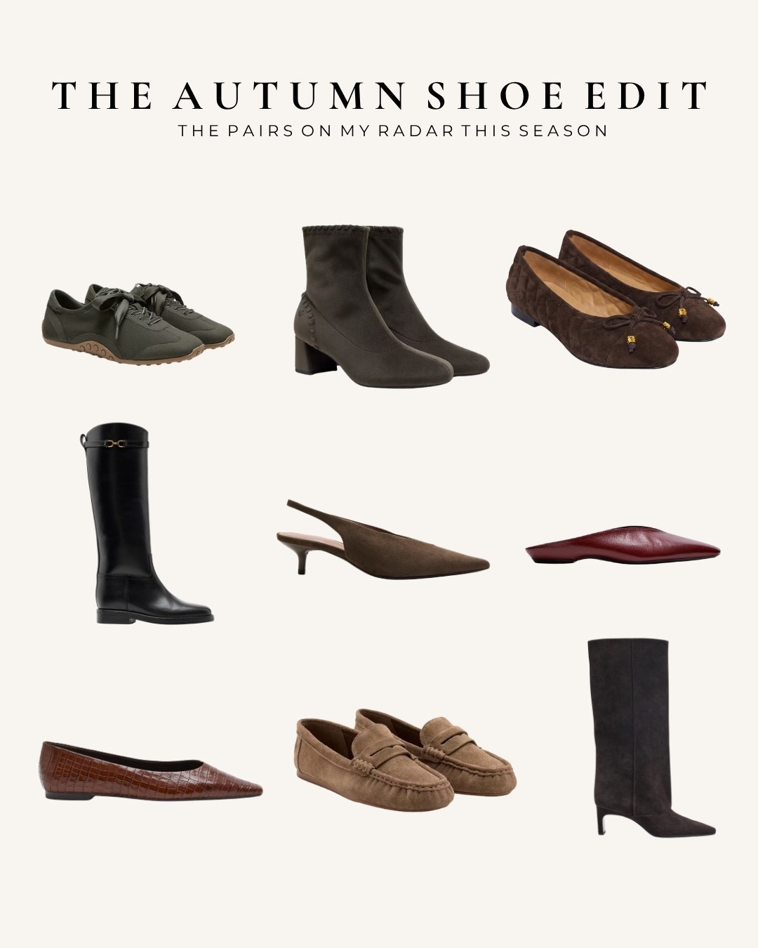 The autumn shoe edit 🍂
A few pairs currently on my radar as we head into the new season — suede, rich autumnal tones, statement flats and boots I know I’ll wear on repeat.

Everything linked on my LTK x

#LTKuk #LTKautumn #LTKshoes