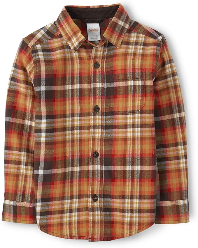 Gymboree,and Toddler Long Sleeve Plaid Button Up Shirts | Amazon (US)