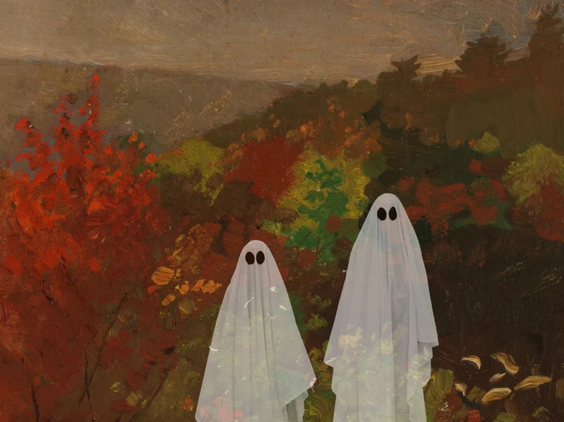 Frame TV Art File Halloween Frame TV Art Ghost Art - Etsy | Etsy (US)