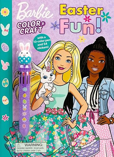 Barbie: Easter Fun! (Color & Activity with Multicolor Pen)      Paperback – January 14, 2025 | Amazon (US)